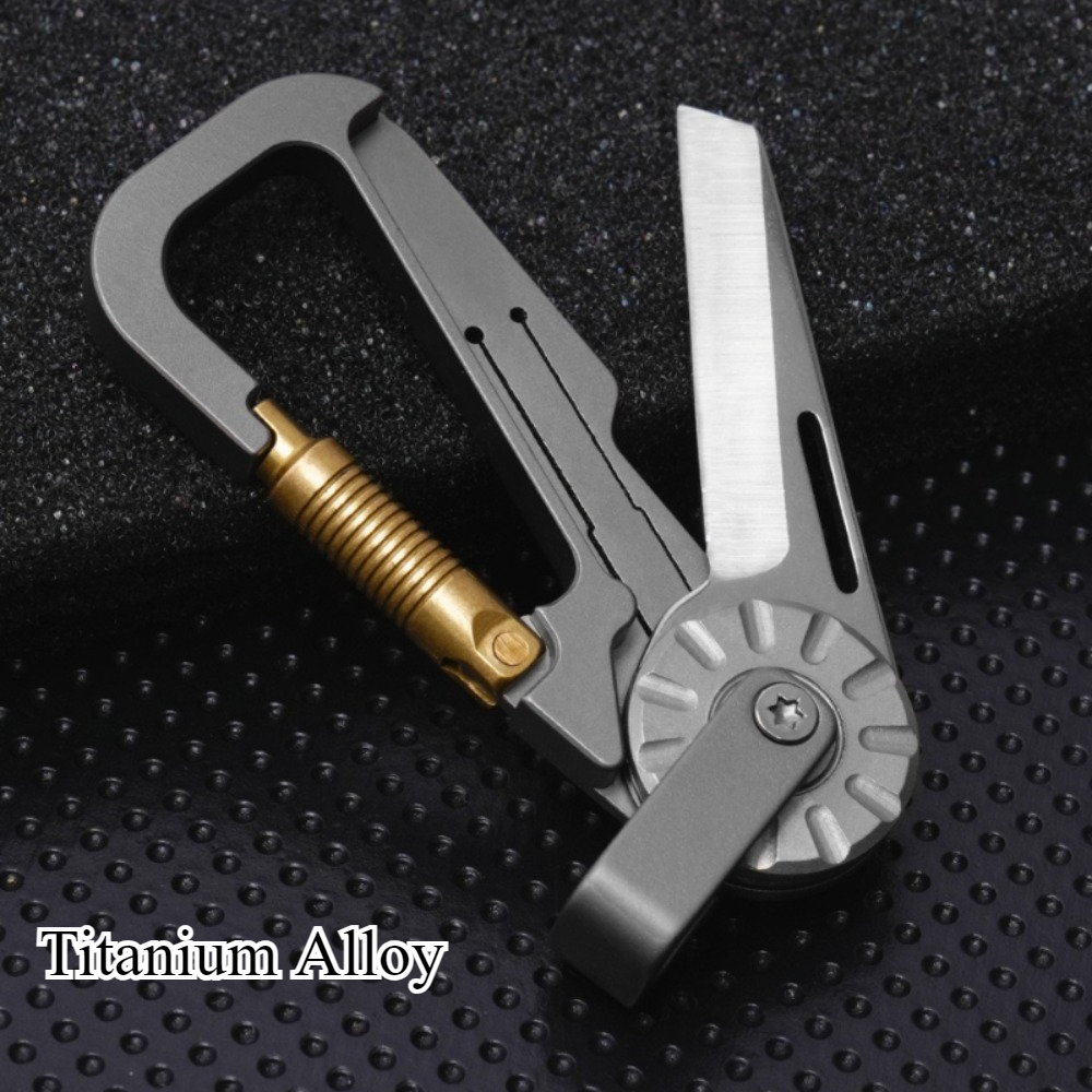 Edc Car Carry - Yeni Mini Titanyum Alaşımlı Anahtarlık Araba