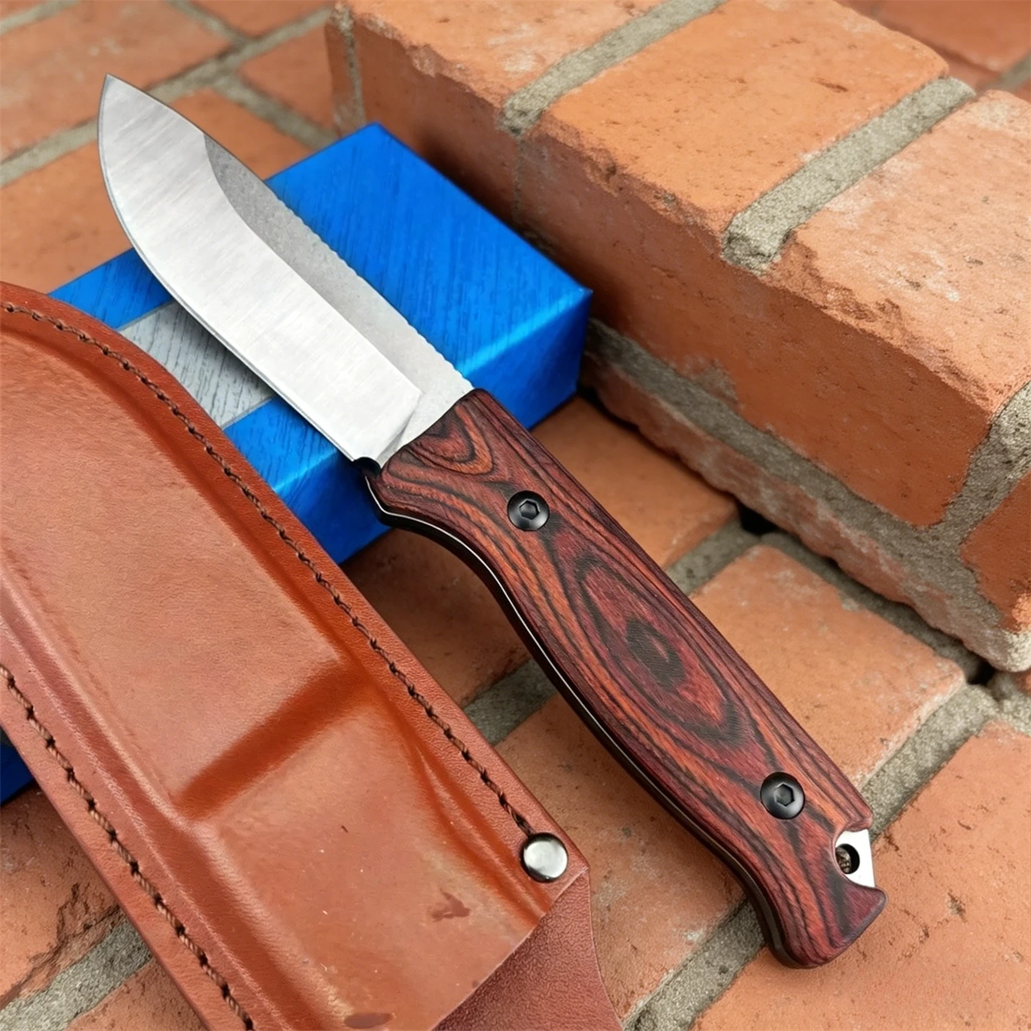 Edc Carry For Men - Full Tang 15002-2 Sabit Bıçaklı Düz
