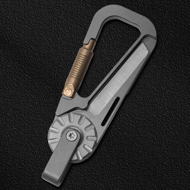 Edc Car Carry - Erkekler için Titanyum Alaşımlı Araba Anahtarlığı