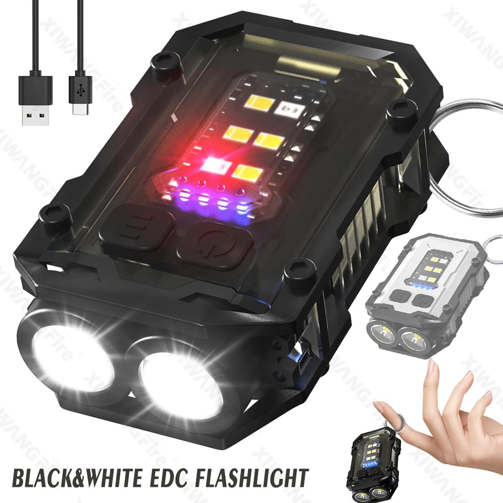 Keychain Flashlight - Mini COB Anahtarlık El Feneri, Klipsli