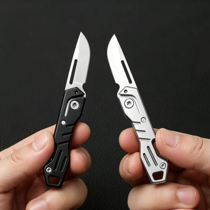 Edc Carry For Men - Mini EDC Katlanır Cep Bıçağı, Şişe