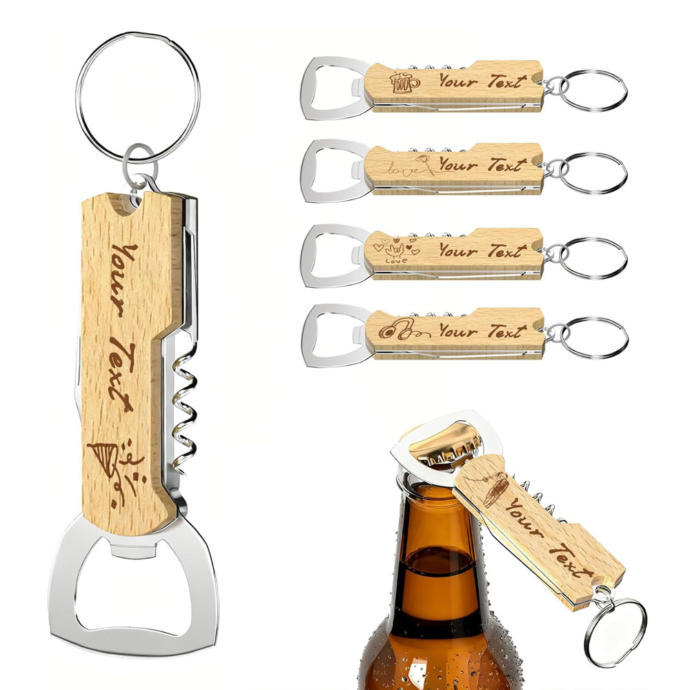 Düğün Hediyeleri için Özel Log - Bottle Opener Keyring incelemesi ve fiyatı