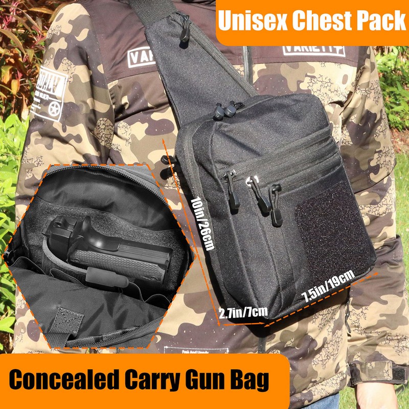 Yeni Taktik Göğüs Çantası Taba - Edc Concealed Carry Holster incelemesi ve fiyatı