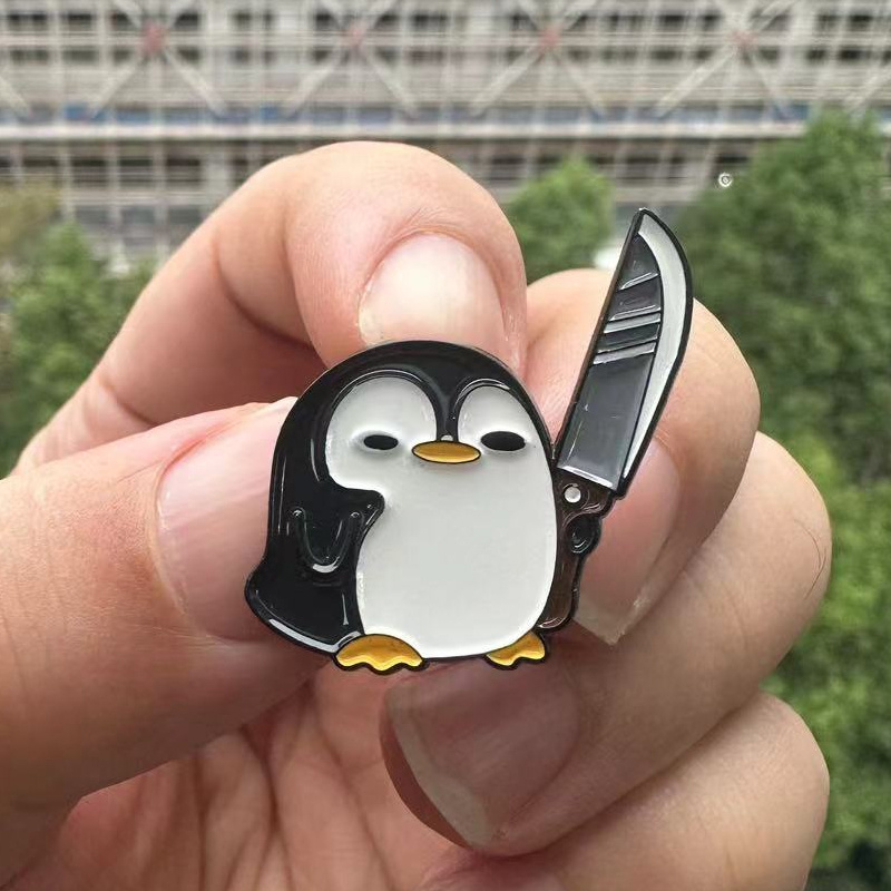 Komik Penguen Holding Büyük Bı - Edc Everyday Carry Knives incelemesi ve fiyatı