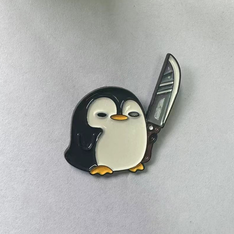 Komik Penguen Holding Büyük Bı - Edc Everyday Carry Knives incelemesi ve fiyatı