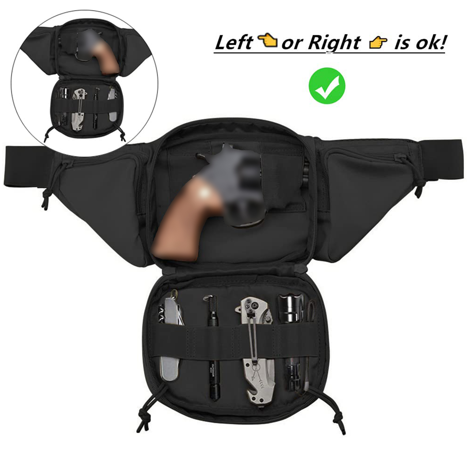 Taktik Fanny Paketi Silah Kılı - Edc Concealed Carry Holster incelemesi ve fiyatı