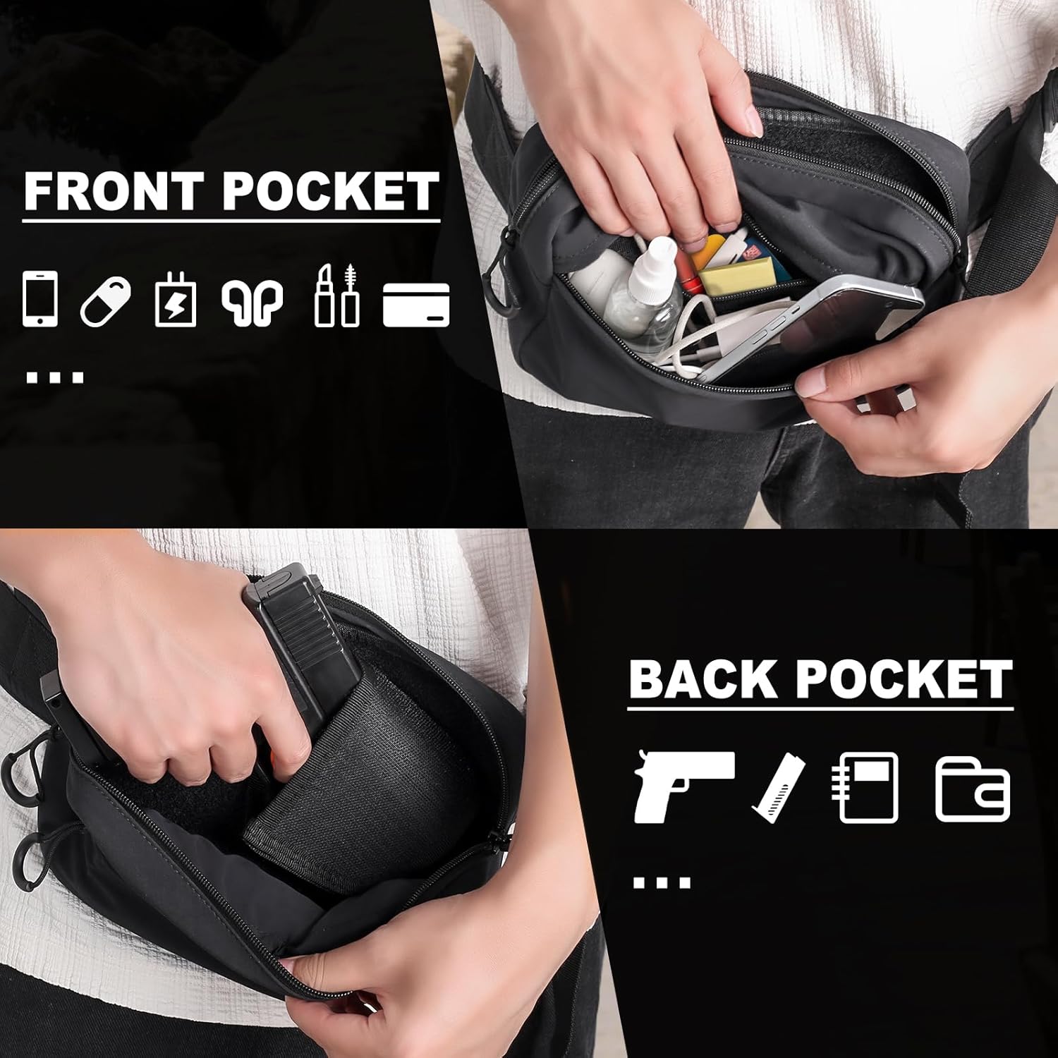 Kılıflı Taktik Fanny Paketi Gi - Edc Concealed Carry Holster incelemesi ve fiyatı